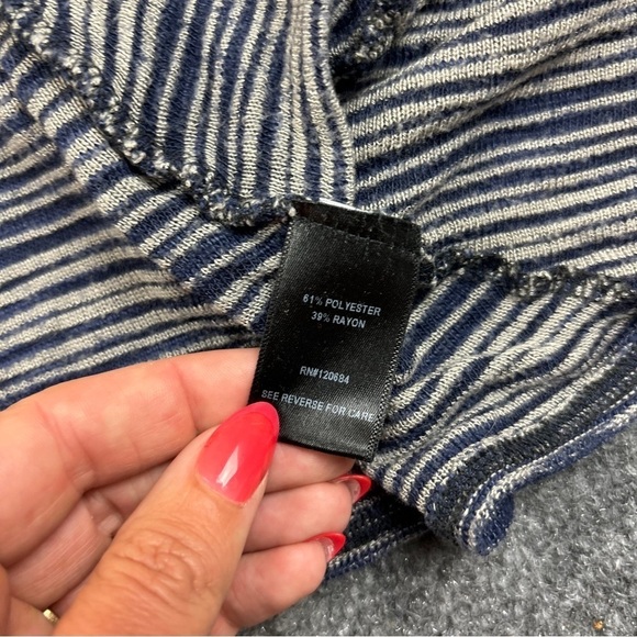 TORRID Women’s item # 10171265 Blue Stripe Cardigan Sweater size: 3X - Picture 6 of 8